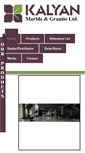 Mobile Screenshot of kalyanmarble.com